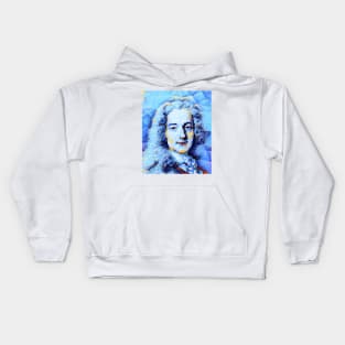 Voltaire Portrait | Voltaire Artwork | Voltaire Painting 13 Kids Hoodie